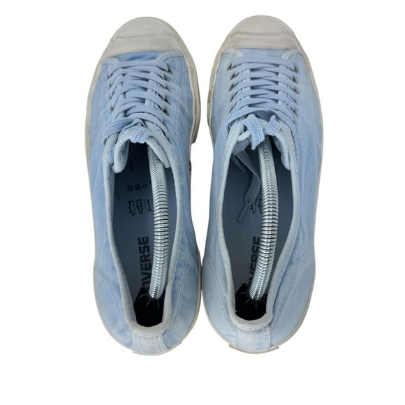 Converse Jack Purcell OX Tenisi Shoes Unisex Size 10M/11.5W Blue Cap Toe 142680C - Picture 3 of 10